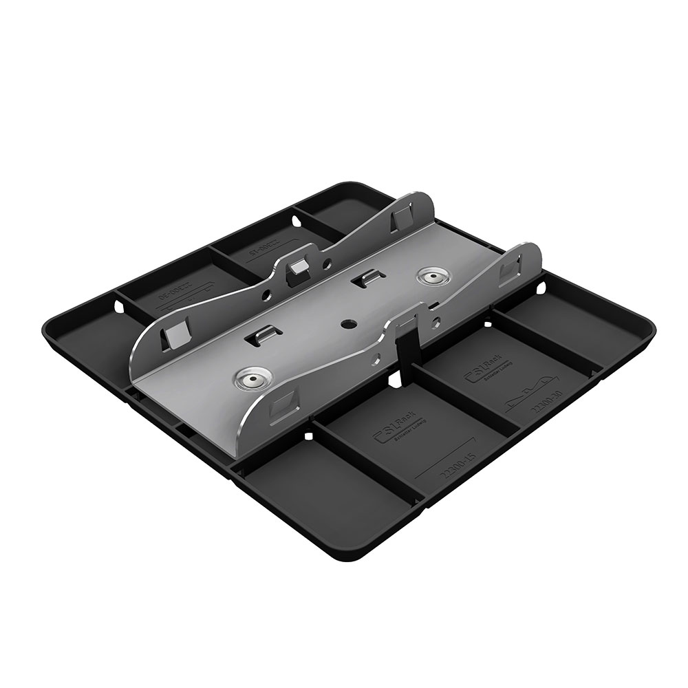 SL - Rack Fast Flat Bodenschuh HDPE 200 x 200 mm²